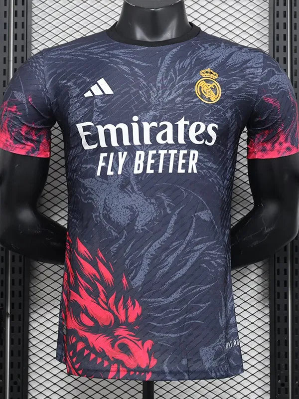 24-25 RMA Black Red Special Edition Player Version Soccer Jersey