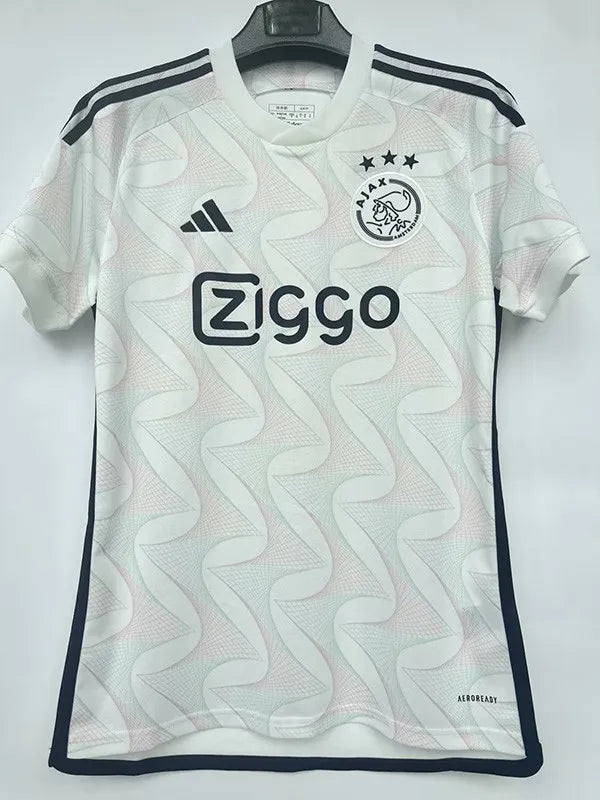 Maillot de football blanc pour supporters à l'extérieur 23-24