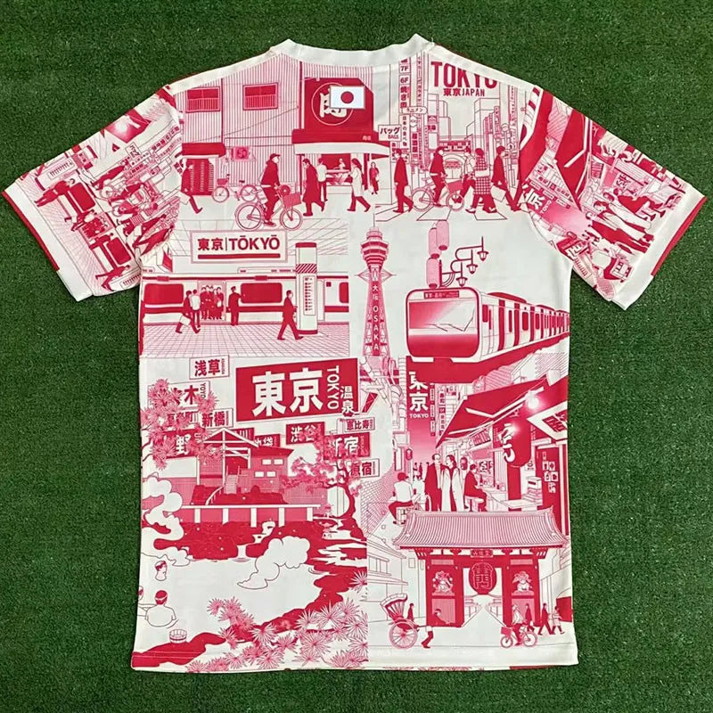 23-24 Edo Japan Special Edition Red Fans Soccer Jersey