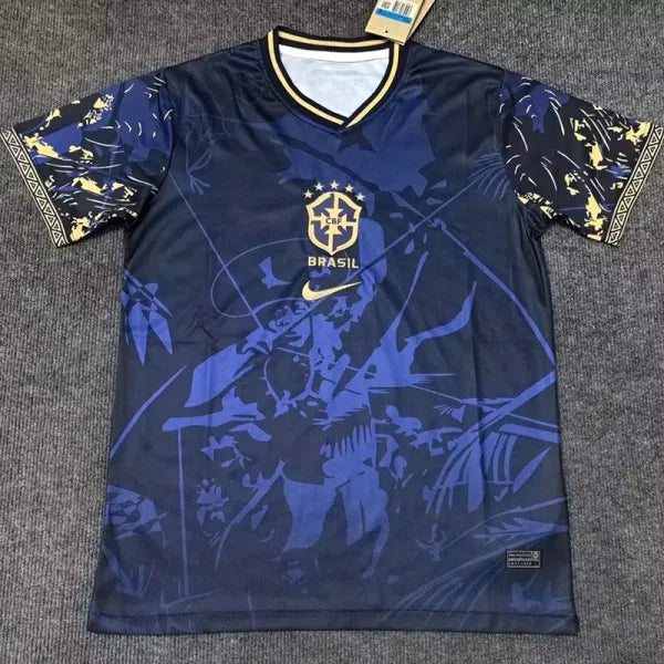 25-26 Brazil Azure Dark Blue Special Edition Training shirts