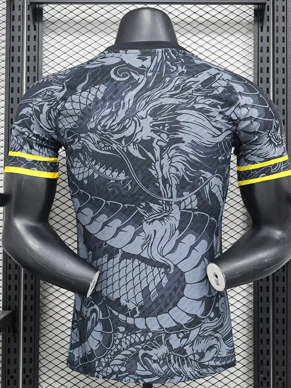 24-25 RMA Black Yellow Special Edition Player Version Soccer Jersey
