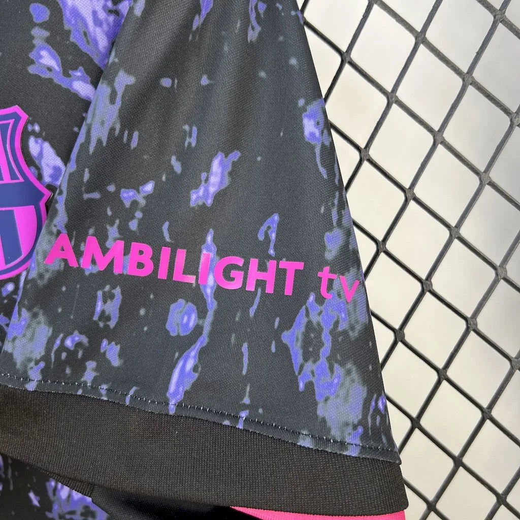 2025/2026 Barcelona Black Purple Abstract Special Edition Football Shirt image 6
