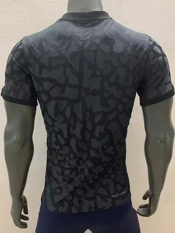 2023-24 PSG Third Player Version Soccer Jersey 2023-24 PSG Third Player Version Soccer Black