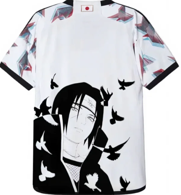 2024 Japan White Itachi Special Edition Fans Soccer Jersey 火影 (anime)