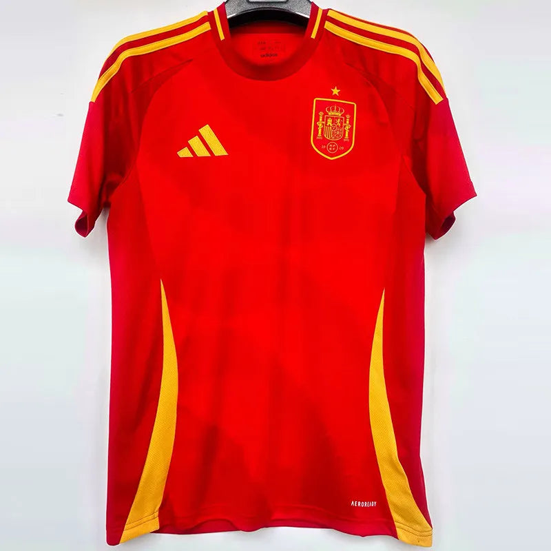 24-25 Spain Home Fans Soccer Jersey