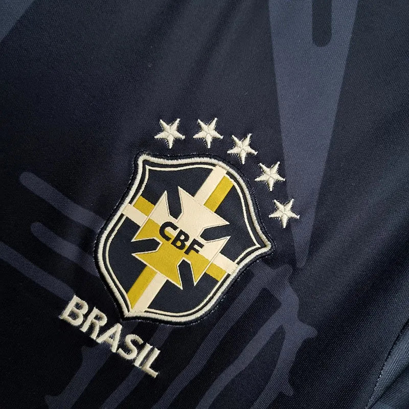 Maillot de football Brésil noir « Desert Breeze » 2022-23