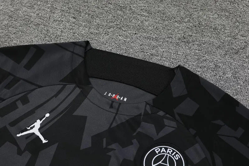 2023-24 PSG Black Grey Training Short Suit