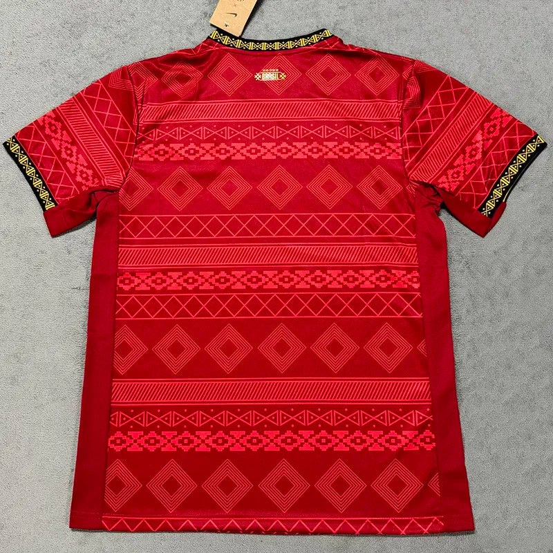 25-26 Brazil Red Special Edition Training shirts (Stussy)