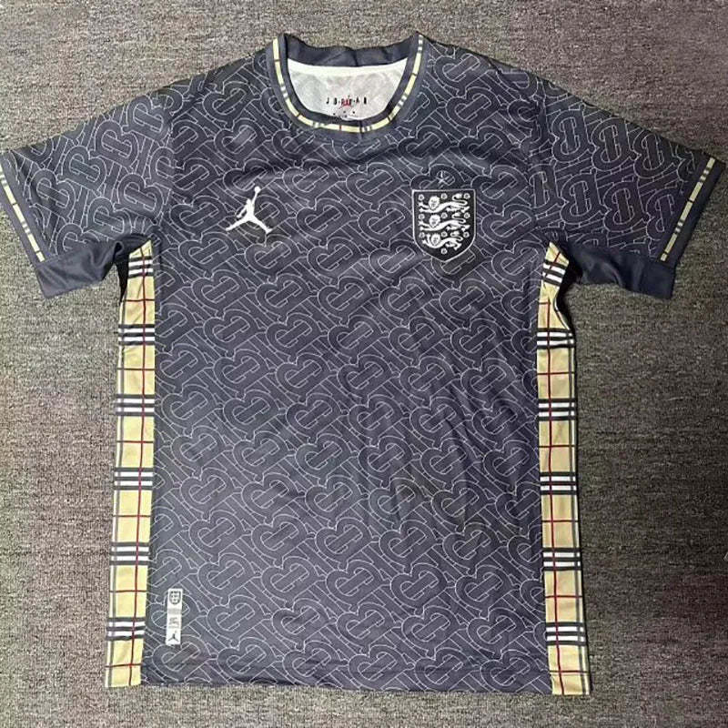 Maillot de football édition spéciale 24-25 Angleterre Noir Gris