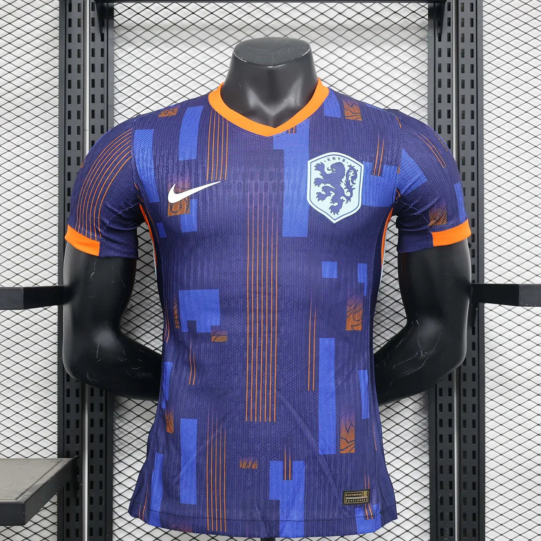 2024 Netherlands Away Player Version Football Shirt image 1