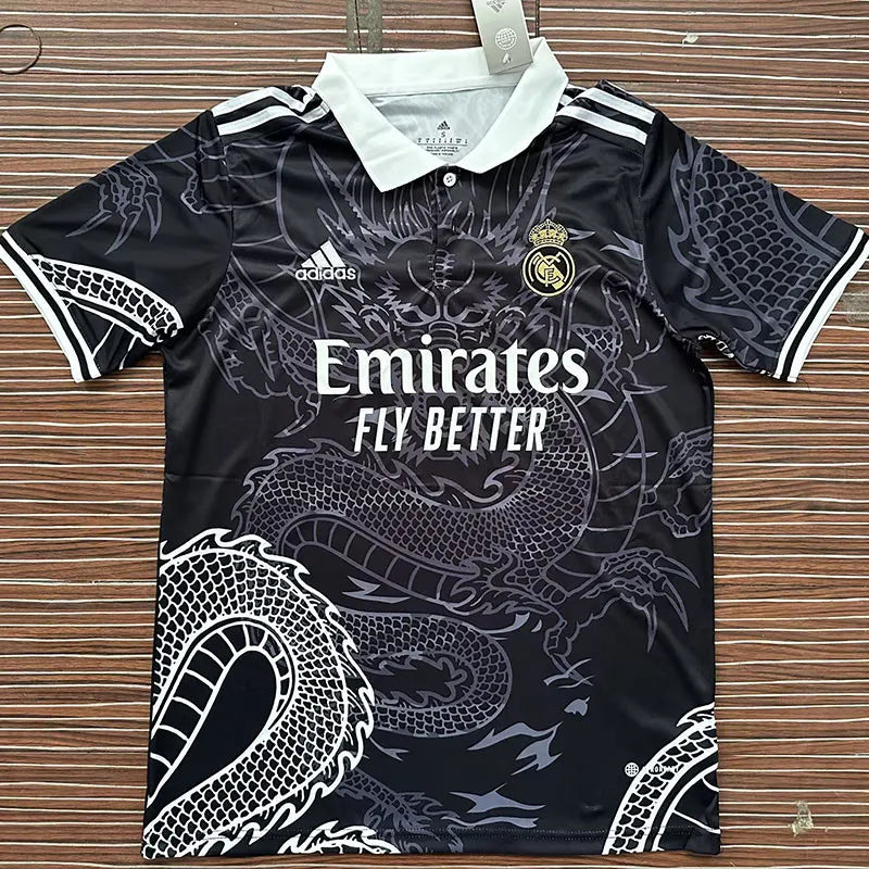 Maillot d'entraînement noir édition spéciale RMA 2023 « Noir Dragon »