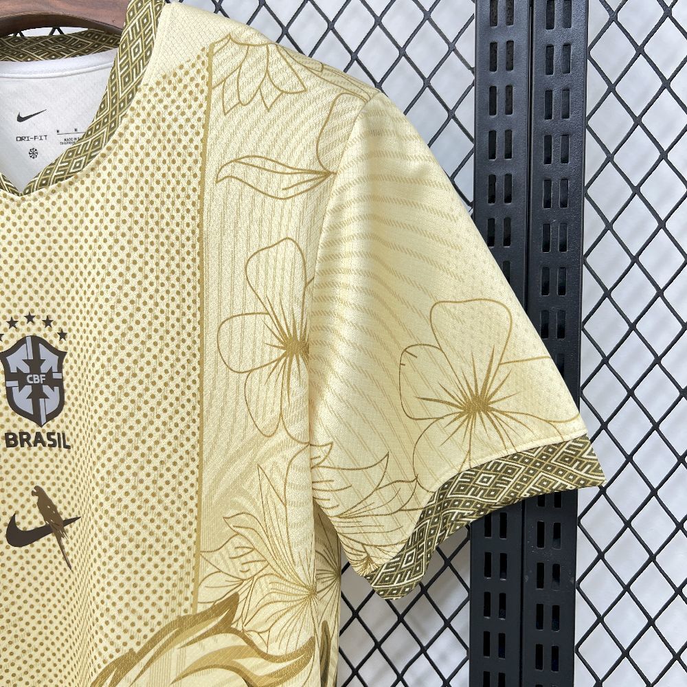 2026 Brazil Arara Aurora Gold Special Edition Football Shirt image 5