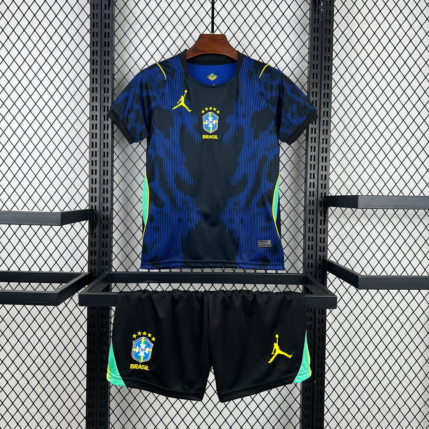 2026 Kids Brazil Away World Cup Football Shirt image 1