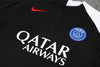 2025/2026 PSG Paris Saint-Germain Black Half-Pull Tracksuit