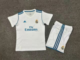 2017/2018 Kids Real Madrid Home Retro Football Shirt image 1
