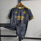 2023/2024 Real Madrid Black Gold Monogram Special Edition Football Shirt image 3
