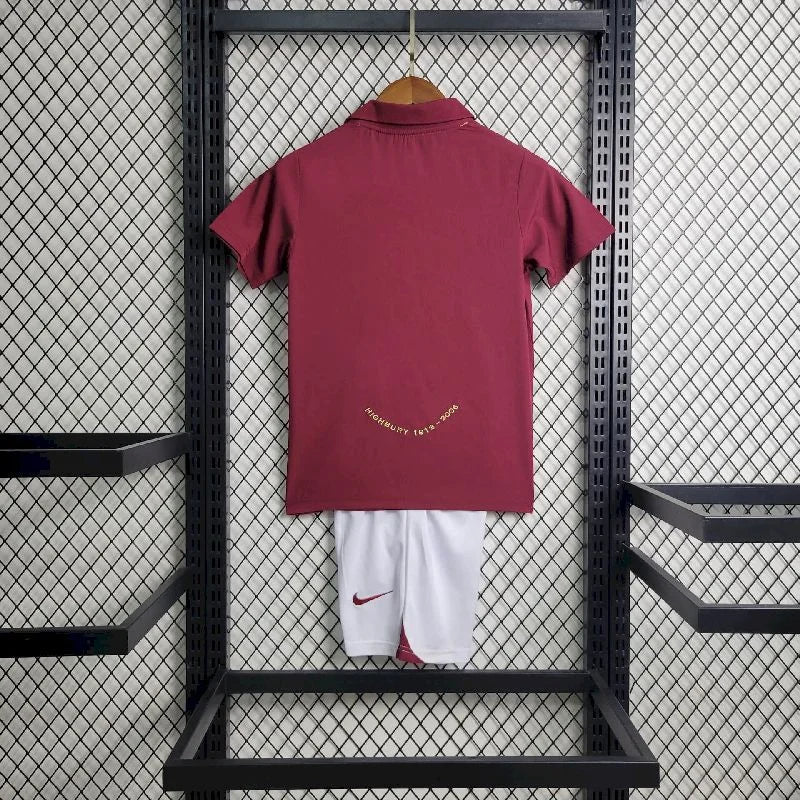 2005/2006 Kids Arsenal Home Retro Football Shirt image 2
