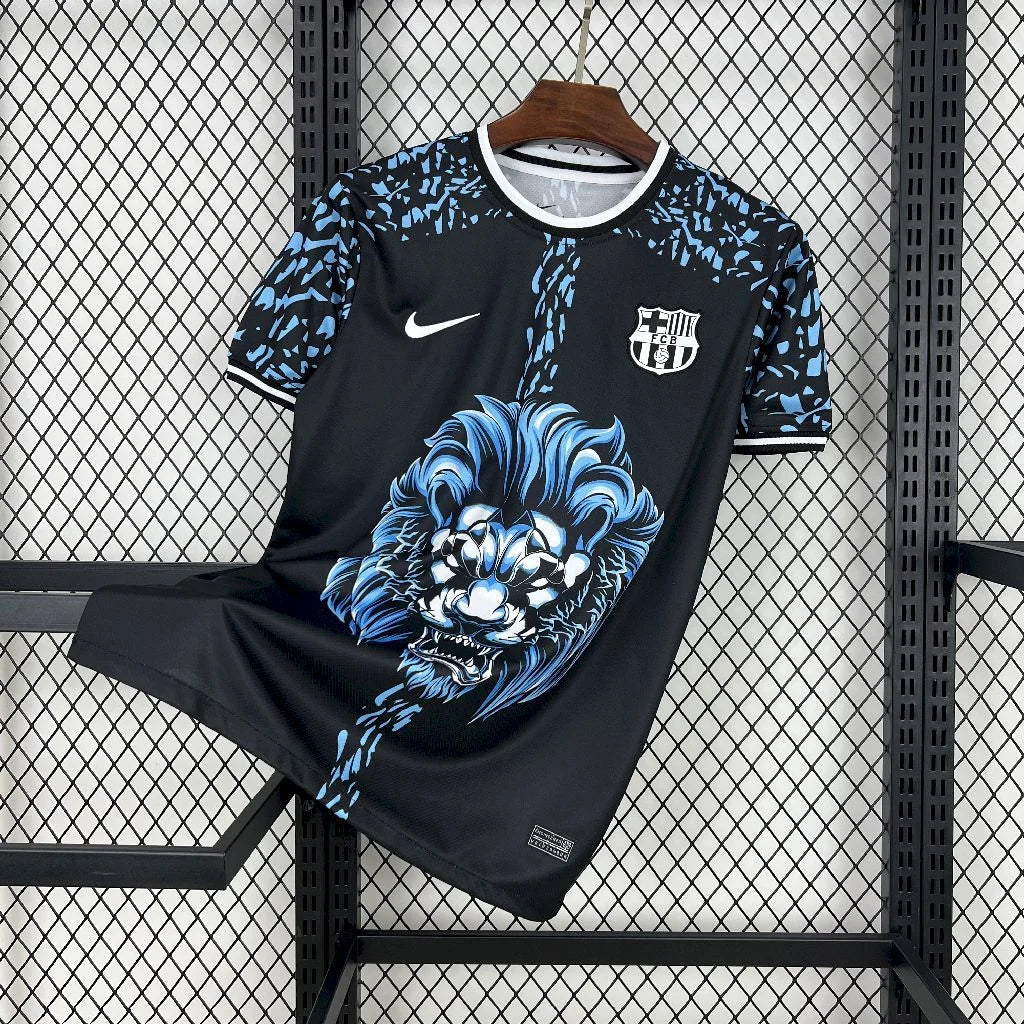2025 Barcelona Black Lion Special Edition Football Shirt image 1