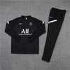 2021/2022 PSG Paris Saint-Germain Half-Pull Tracksuit Black