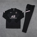 2021/2022 PSG Paris Saint-Germain Half-Pull Tracksuit Black