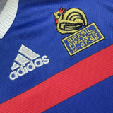1998 Kids France Home Long Sleeve Retro Football Shirt image 3