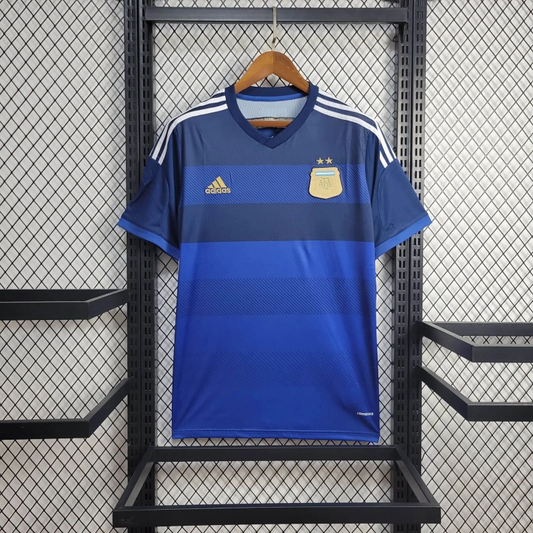 2014 Argentina Away Retro Football Shirt image 1