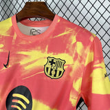2025/2026 Barcelona Coral Yellow Abstract Special Edition Football Shirt image 4