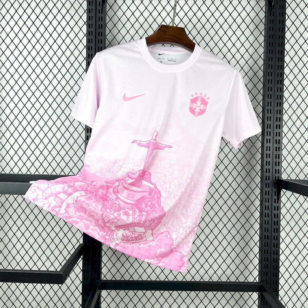 2026 Brazil Pink Rio Special Edition Football Shirt image 1