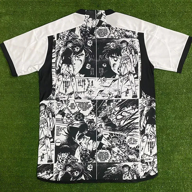 23-24 Japan Anime Edition Black White Fans Training Shirts