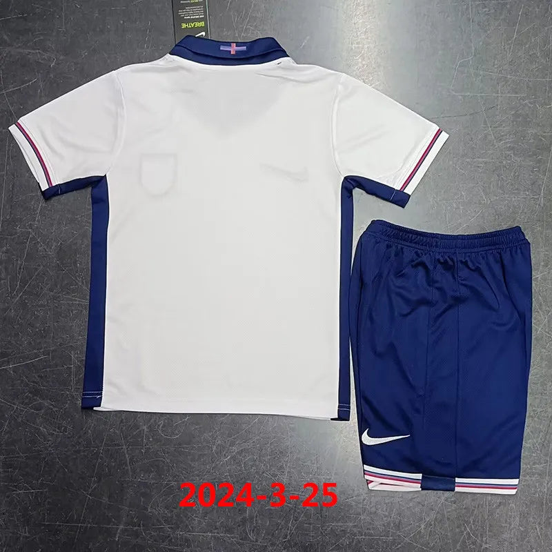 24-25 England Home Kids Soccer Jersey