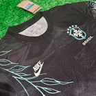 Maillot de football édition spéciale noire du Brésil 2024-25