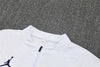 2021/2022 PSG Paris Saint-Germain Half-Pull Tracksuit White
