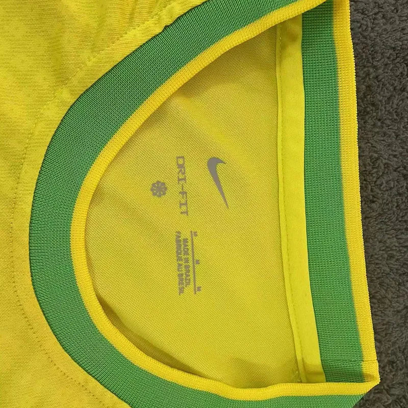 2022-23 Brazil Special Edition Yellow Fans Soccer Jersey