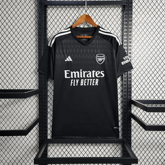 2023/2024 Arsenal Black Goalkeeper Football Shirt image 1