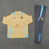2024/2025 Argentina Half-Pull Tracksuit Gold