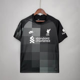 2021/2022 Retro Liverpool Black Goalkeeper Football Shirt image 1