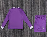 2016/2017 Kids Real Madrid Away Long Sleeve Retro Football Shirt image 2
