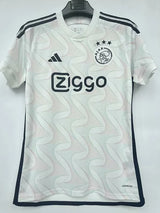 Maillot de football blanc pour supporters à l'extérieur 23-24