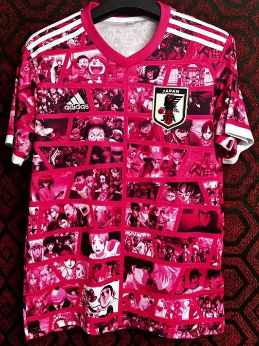 24-25 Japan Pink Red Anime Collagae Special Edition Fans Training Shirts (Anime)