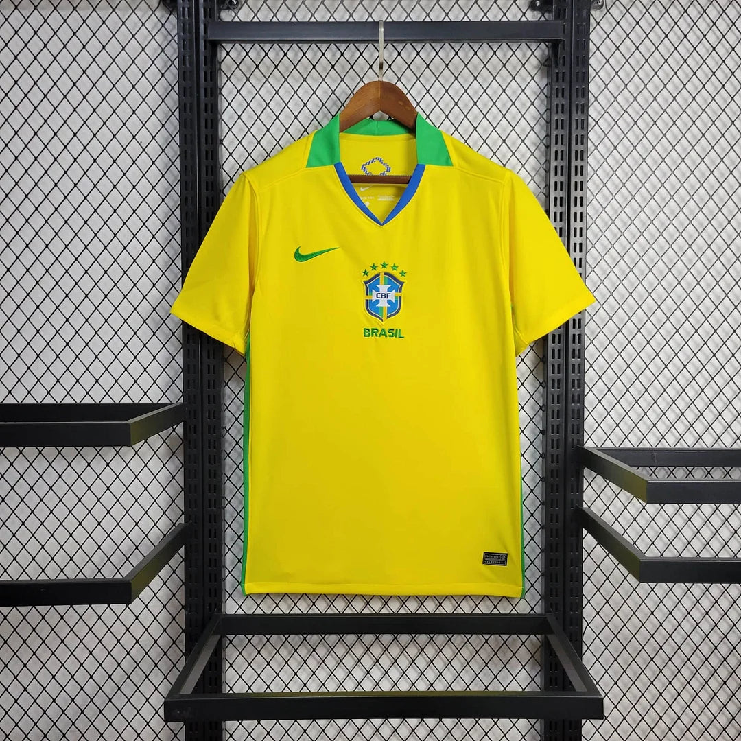 2025 Brazil Home Football Shirt image 1