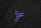 2025/2026 Barcelona Black Purple Half-Pull Tracksuit