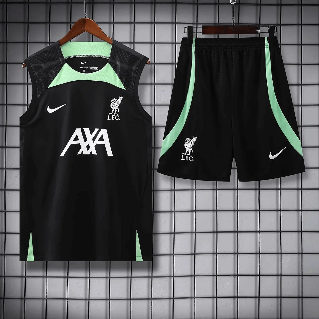 2023/2024 Liverpool Black Pre-Match Training Set image 1