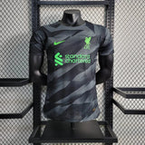 2023/2024 Liverpool Black Goalkeeper Football Shirt - Player Version image 1