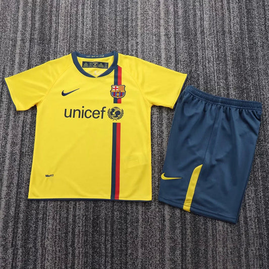 2008/2009 Kids Barcelona Away Retro Football Shirt image 1