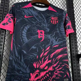 2025/2026 Barcelona Dark Pink Dragon Special Edition Football Shirt image 7