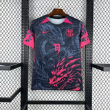 2025/2026 Barcelona Dark Pink Dragon Special Edition Football Shirt image 1