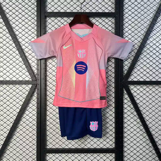 2025/2026 Kids Barcelona Pink Special Edition Football Shirt image 1