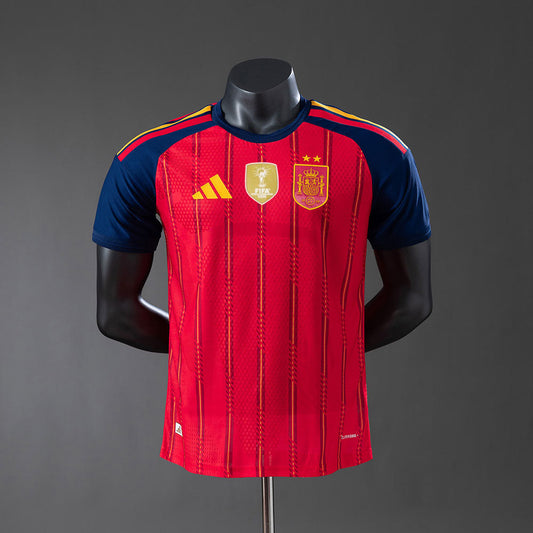 2026 2 Stars Player Version Spain Home World Cup Football Shirt