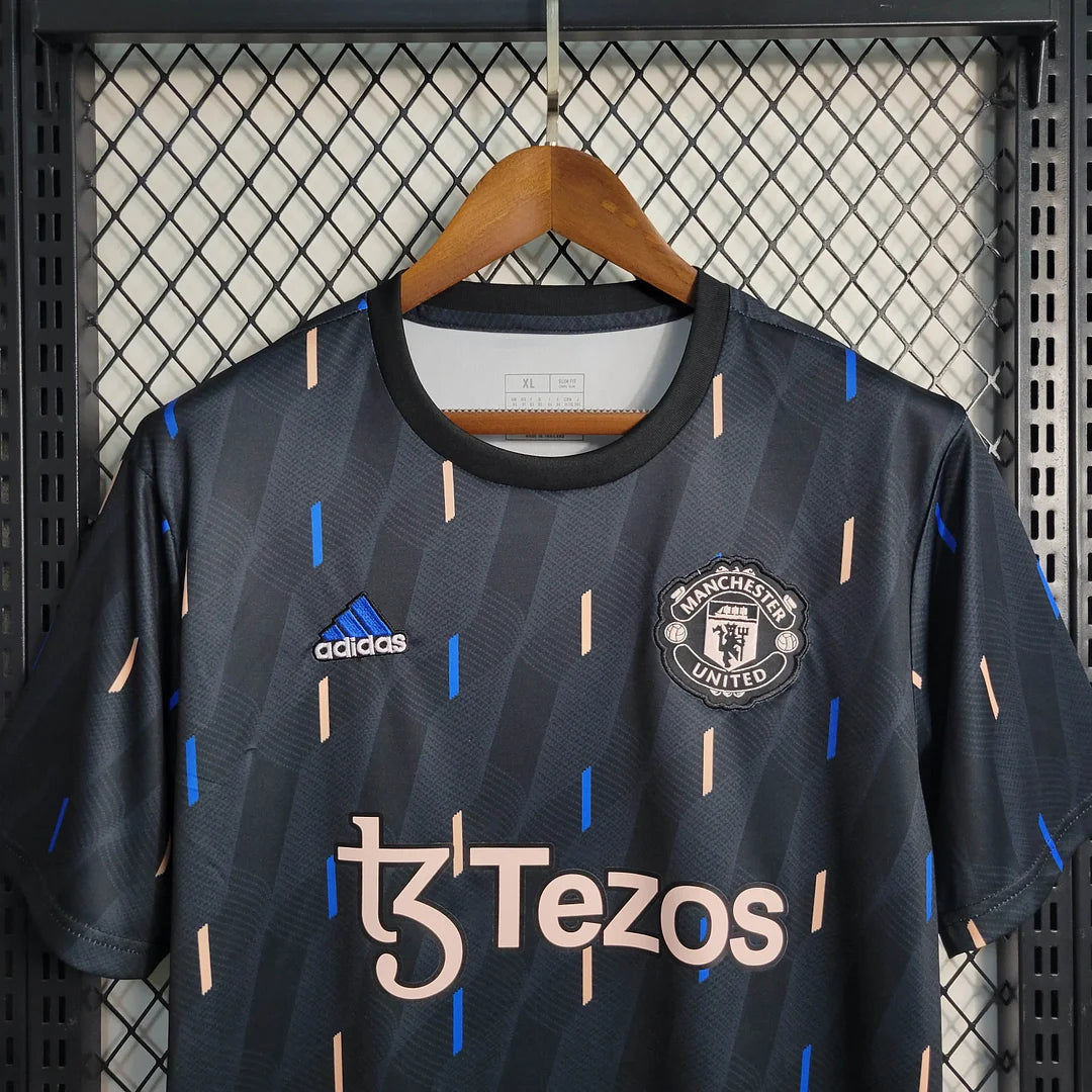 2022/2023 Manchester United Black Training Football Shirt