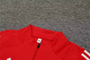 2025/2026 Manchester United Half-Pull Red Tracksuit
